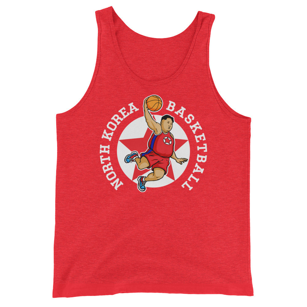 North Korea Basketball Rocketman Tank Top