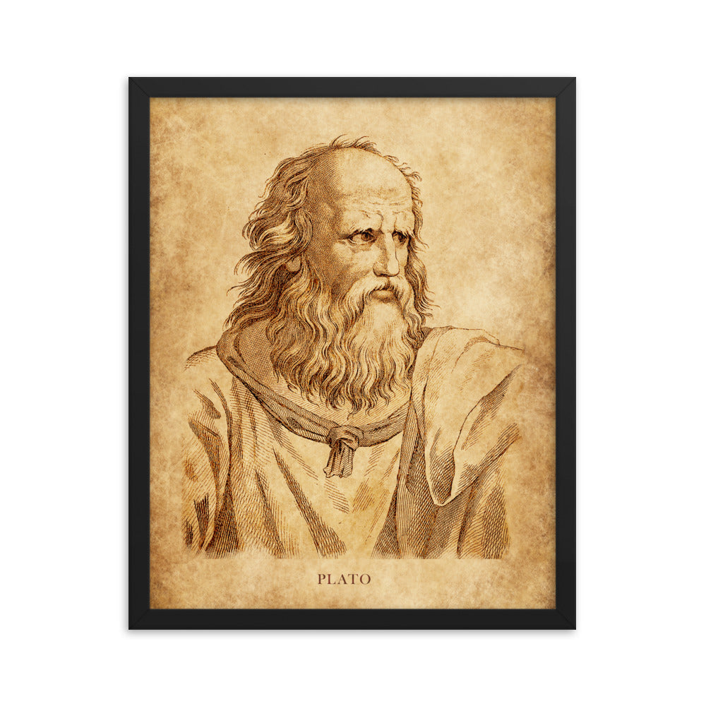 Plato Framed Giclee Print