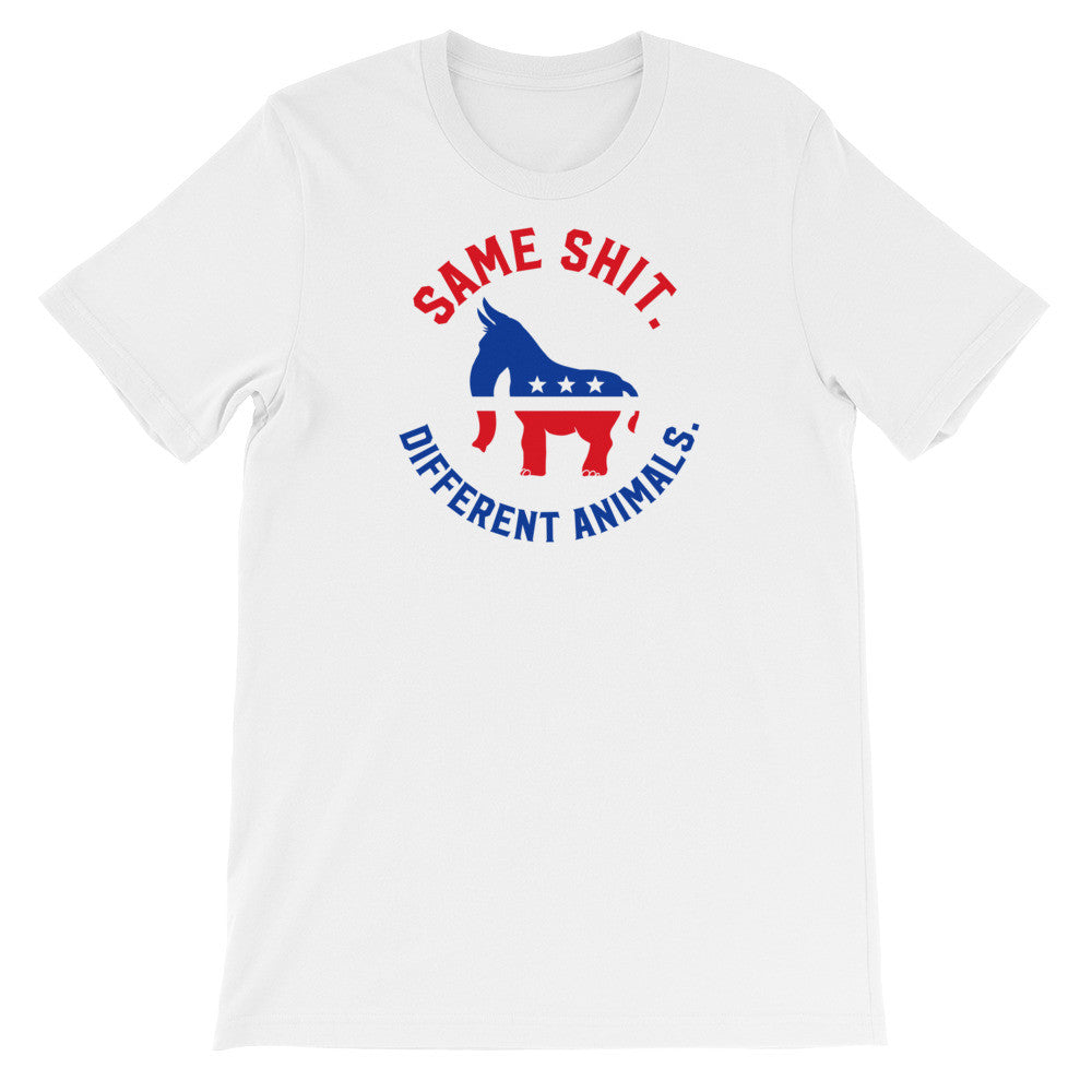 Same Shit Different Animals Republicrat T-Shirt
