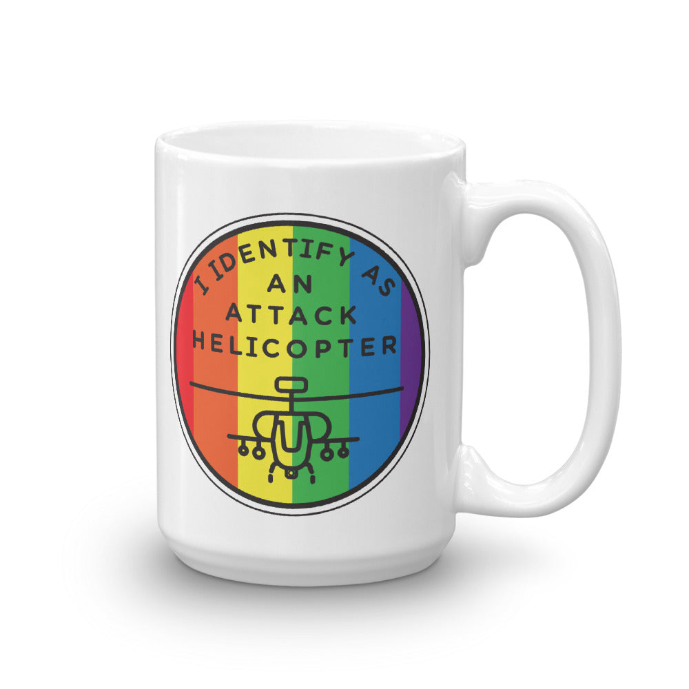 I Identify As An Attack Helicopter Mug