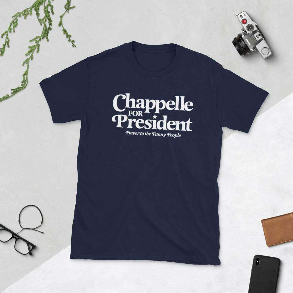 Chappelle for President Power to the Funny People T-Shirt