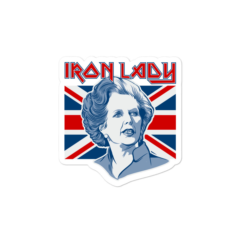Iron Lady Thatcher Sticker