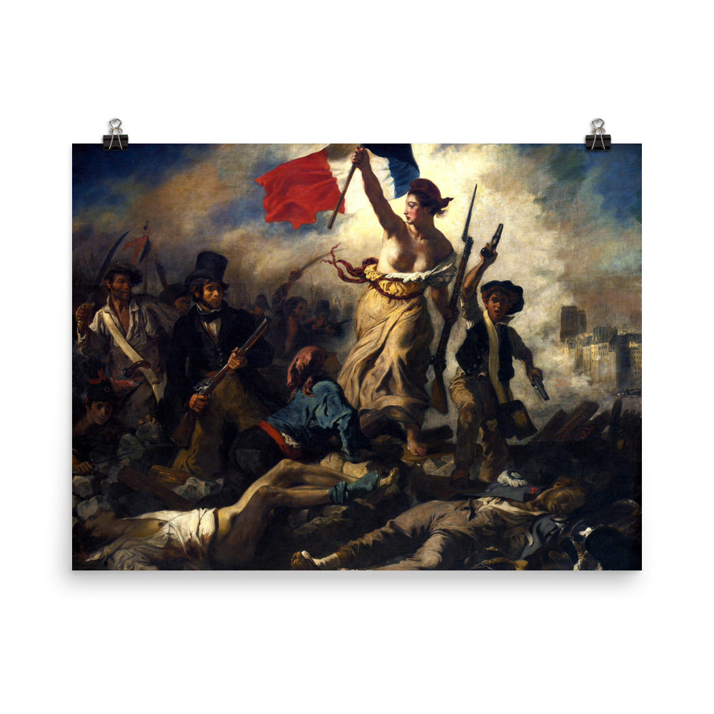 Liberty Leading the People Eugène Delacroix Print