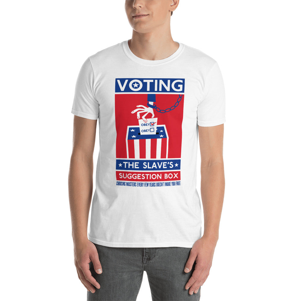 Voting The Slaves suggestion Box Graphic T-Shirt