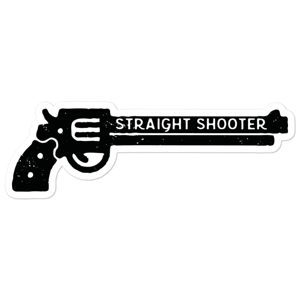 Straight Shooter Sticker