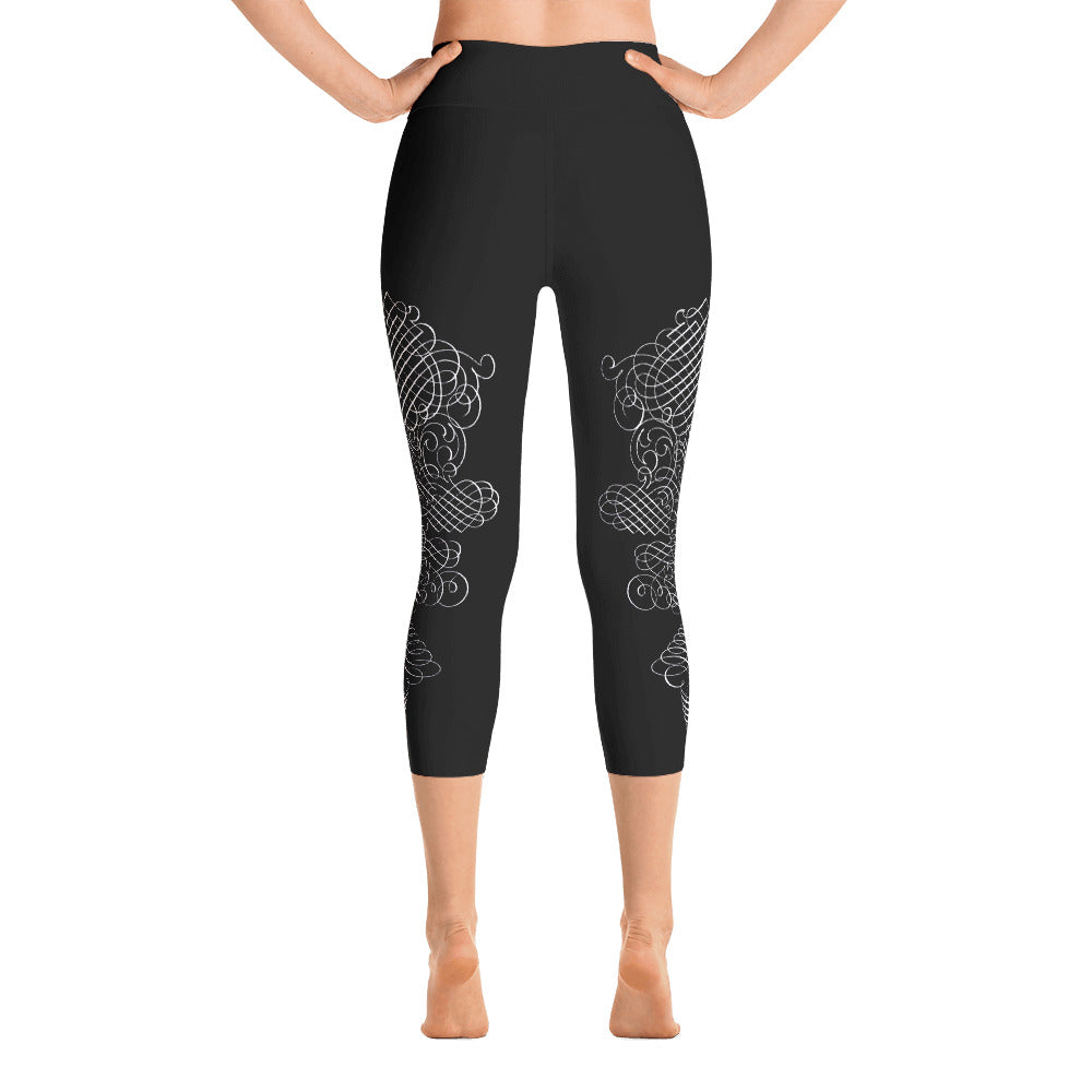 Caligraphia Yoga Capri Leggings