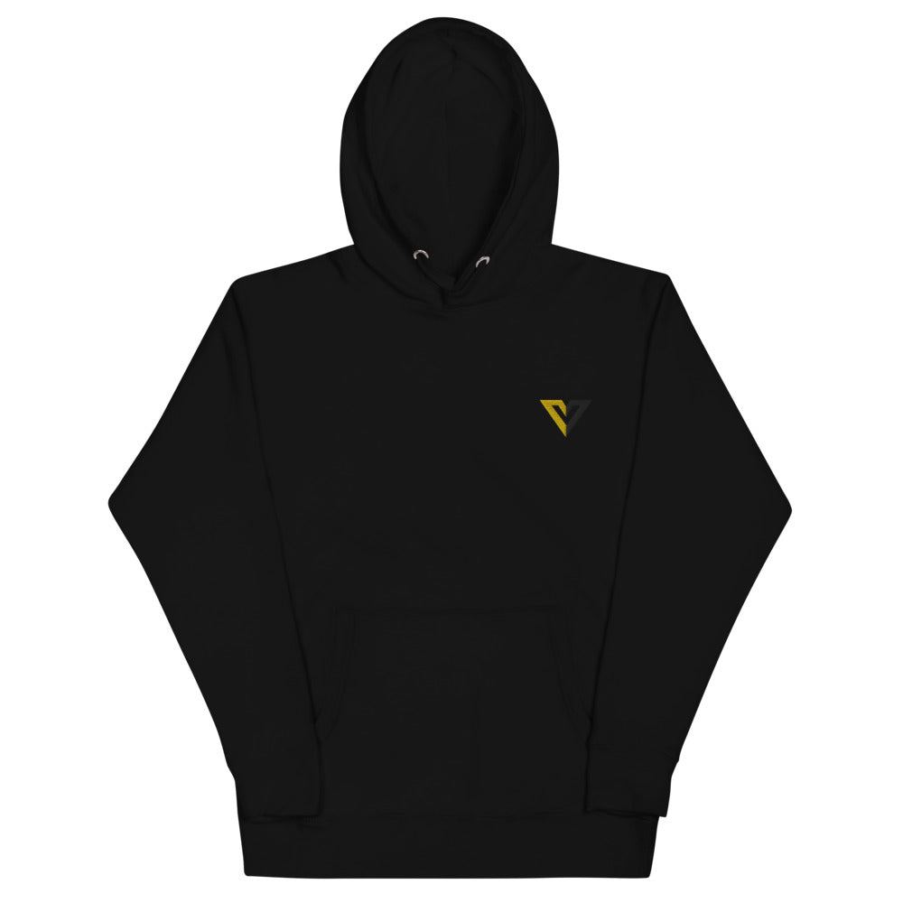 Voluntaryist V Embroidered Hoodie Unisex Hoodie