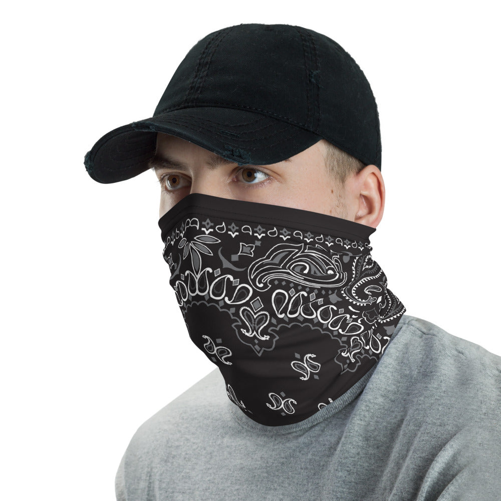 Black Bandana Neck Gaiter
