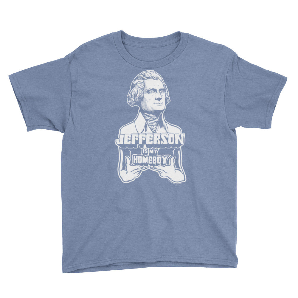 Jefferson Is My Homeboy Youth Short Sleeve T-Shirt