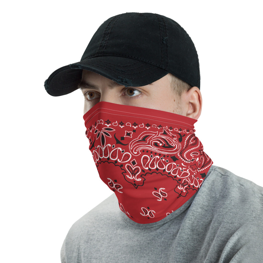 Red Bandana Neck Gaiter