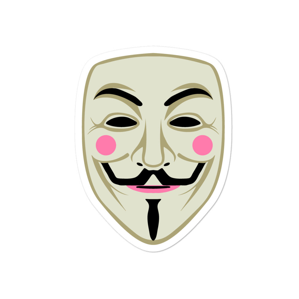 Guy Fawkes Mask Sticker