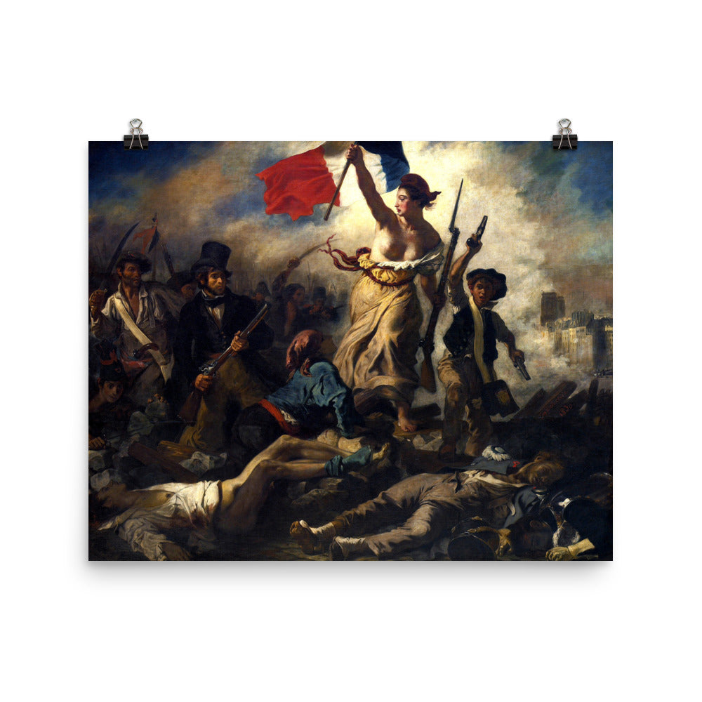 Liberty Leading the People Eugène Delacroix Print