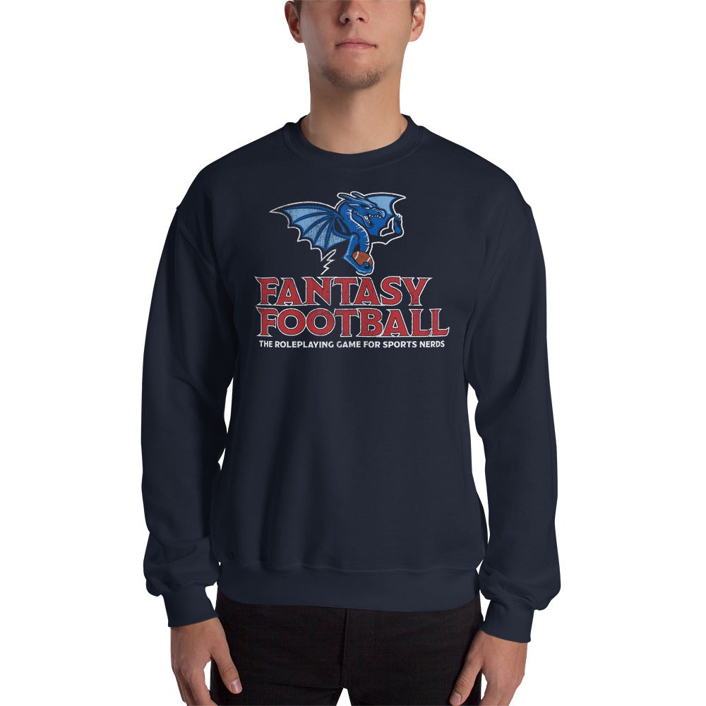 Fantasy Football Roleplaying The Game for Sports Nerds Crewneck Sweatshirt