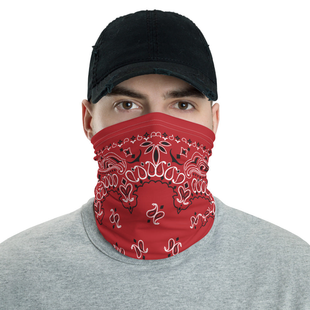 Red Bandana Neck Gaiter