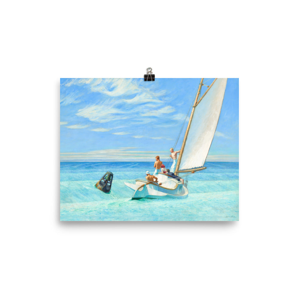 Ground Swell by Edward Hopper Poster