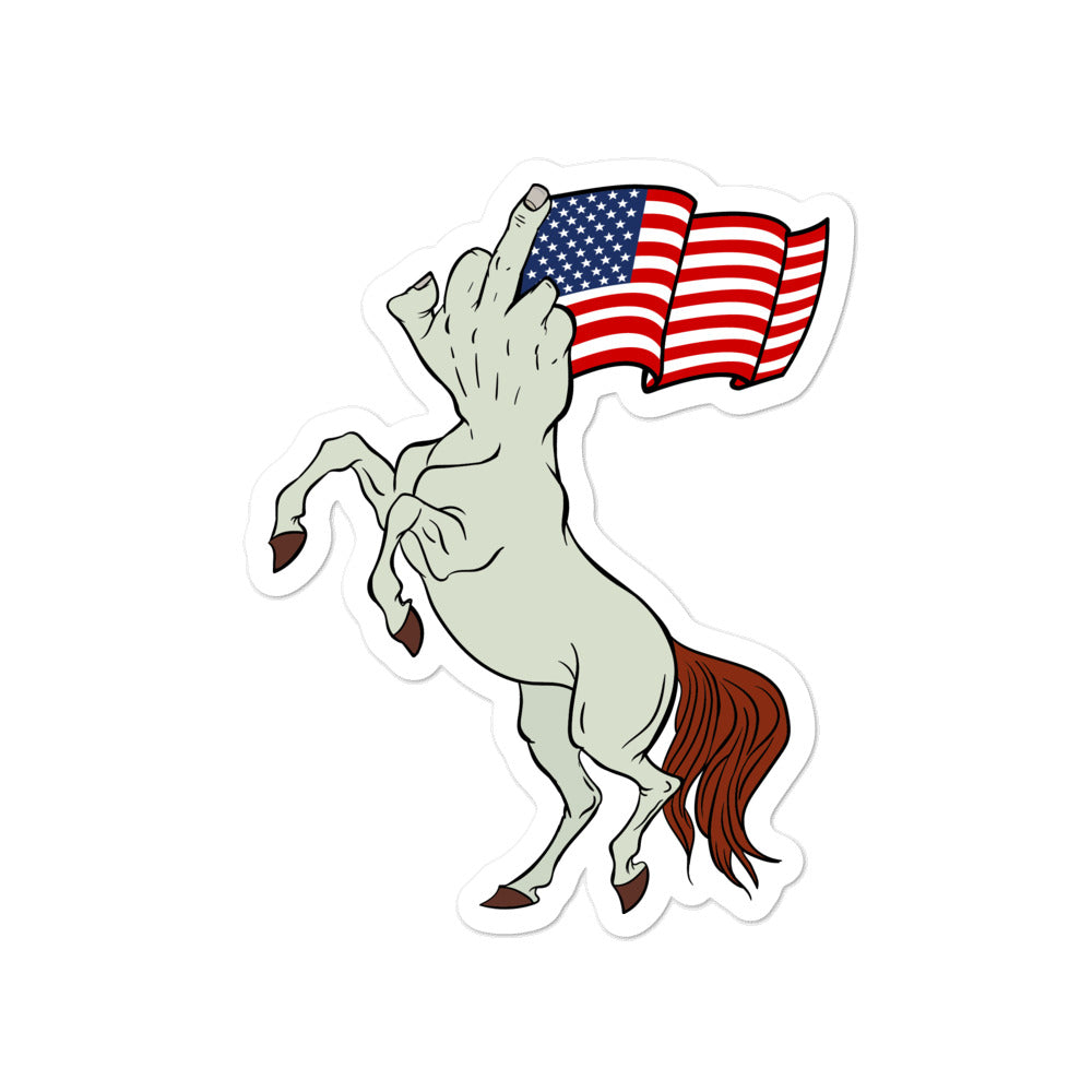 The Fuckunicorn American Spirit Animal Sticker