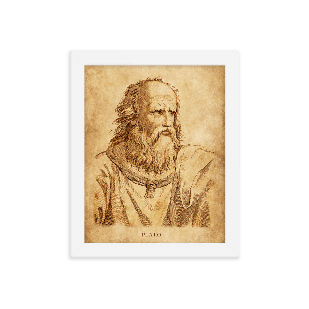 Plato Framed Giclee Print