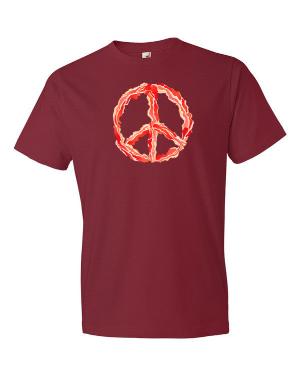 Peace of Bacon Short Sleeve T-Shirt