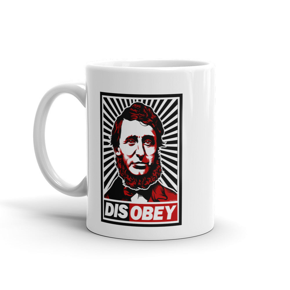 Henry David Thoreau Disobey Mug