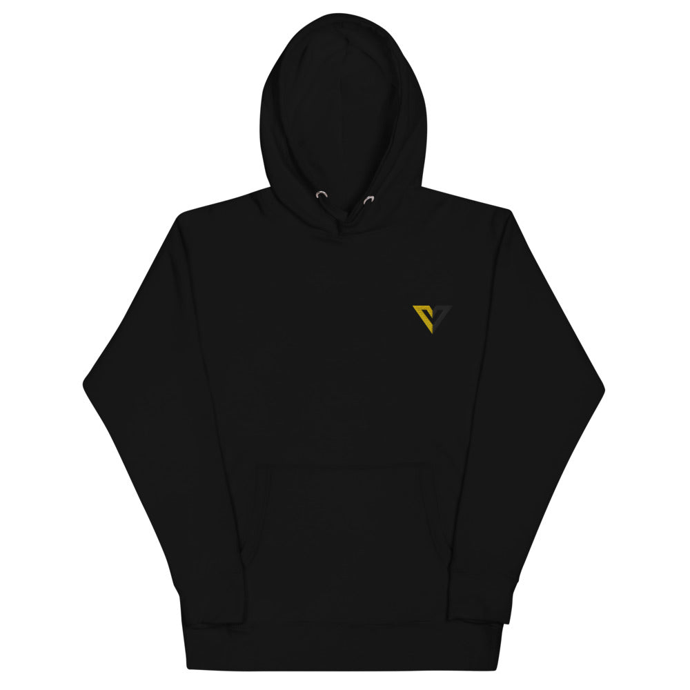 Voluntaryist V Embroidered Hoodie Unisex Hoodie
