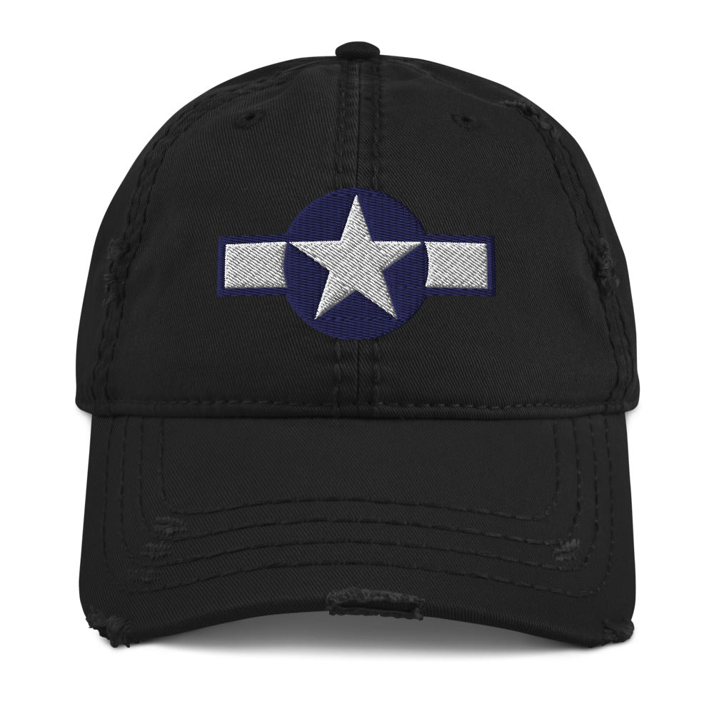 WW2 Air Force Roundel Distressed Dad Hat