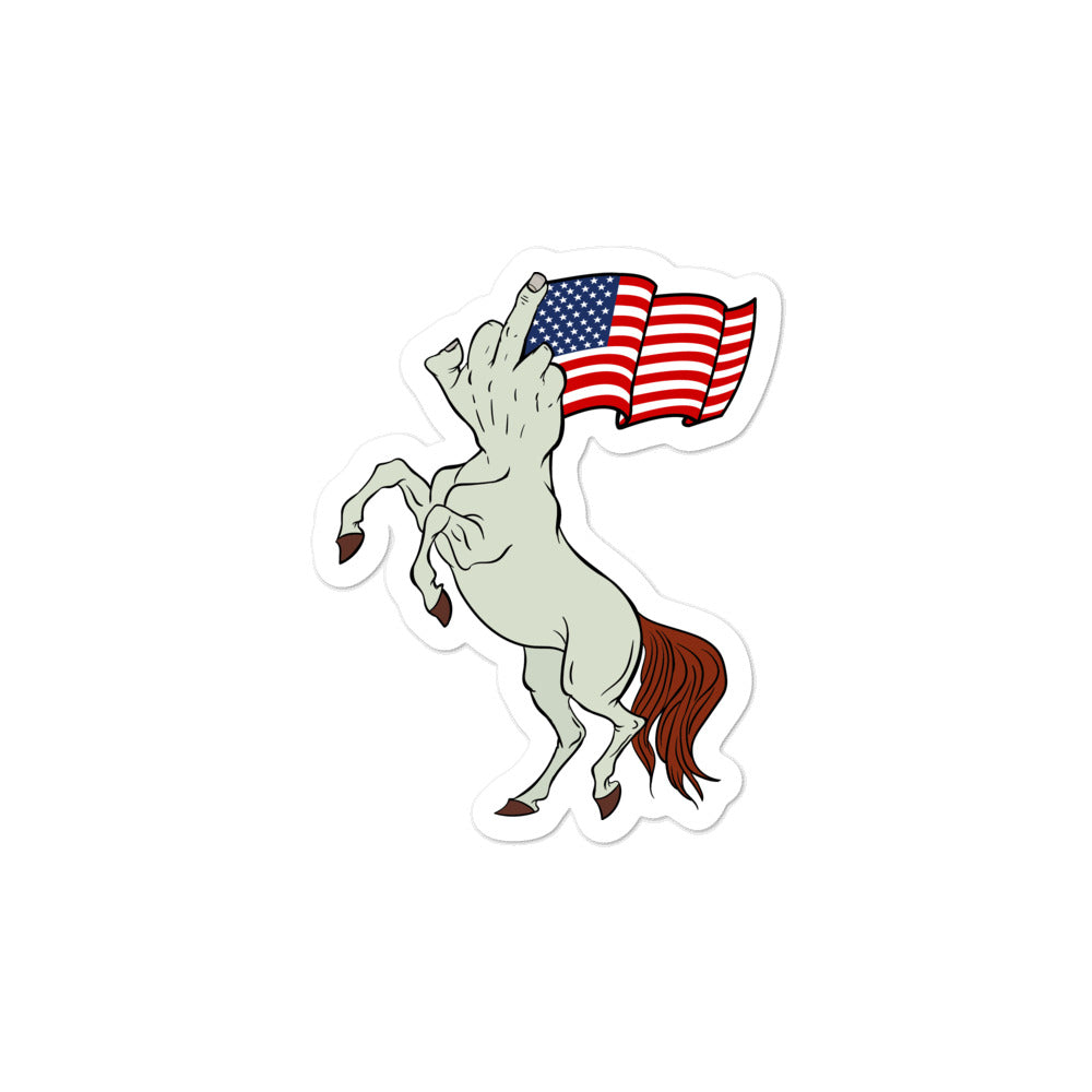 The Fuckunicorn American Spirit Animal Sticker