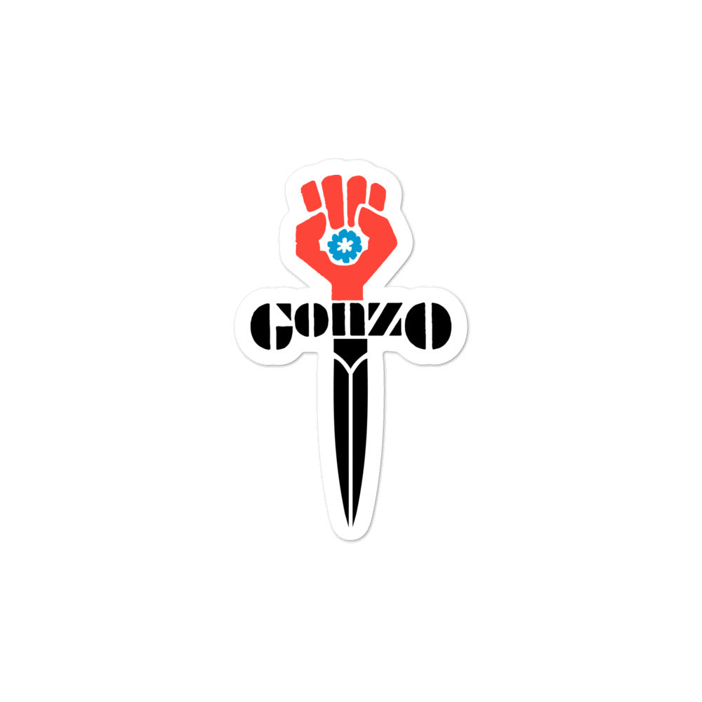 Gonzo Fist Stickers