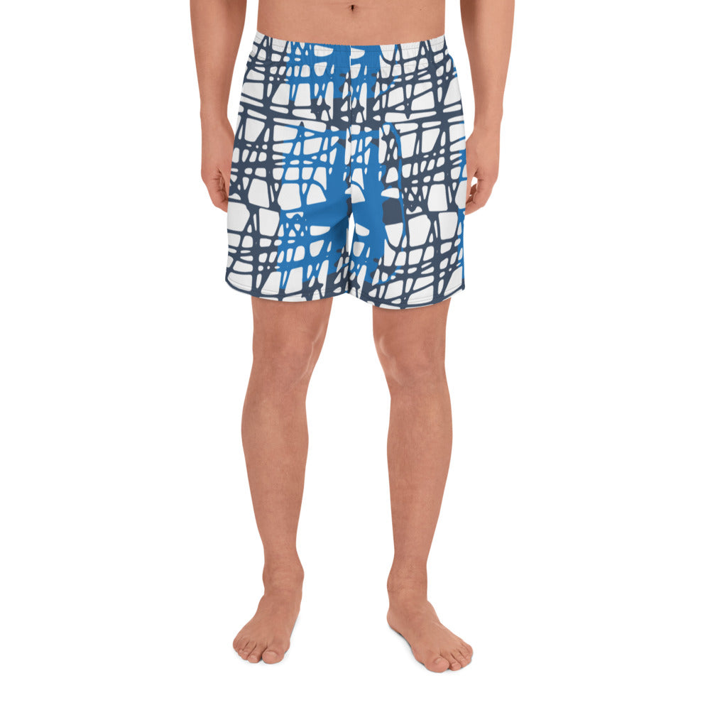 Radical Blue Men's Athletic Shorts