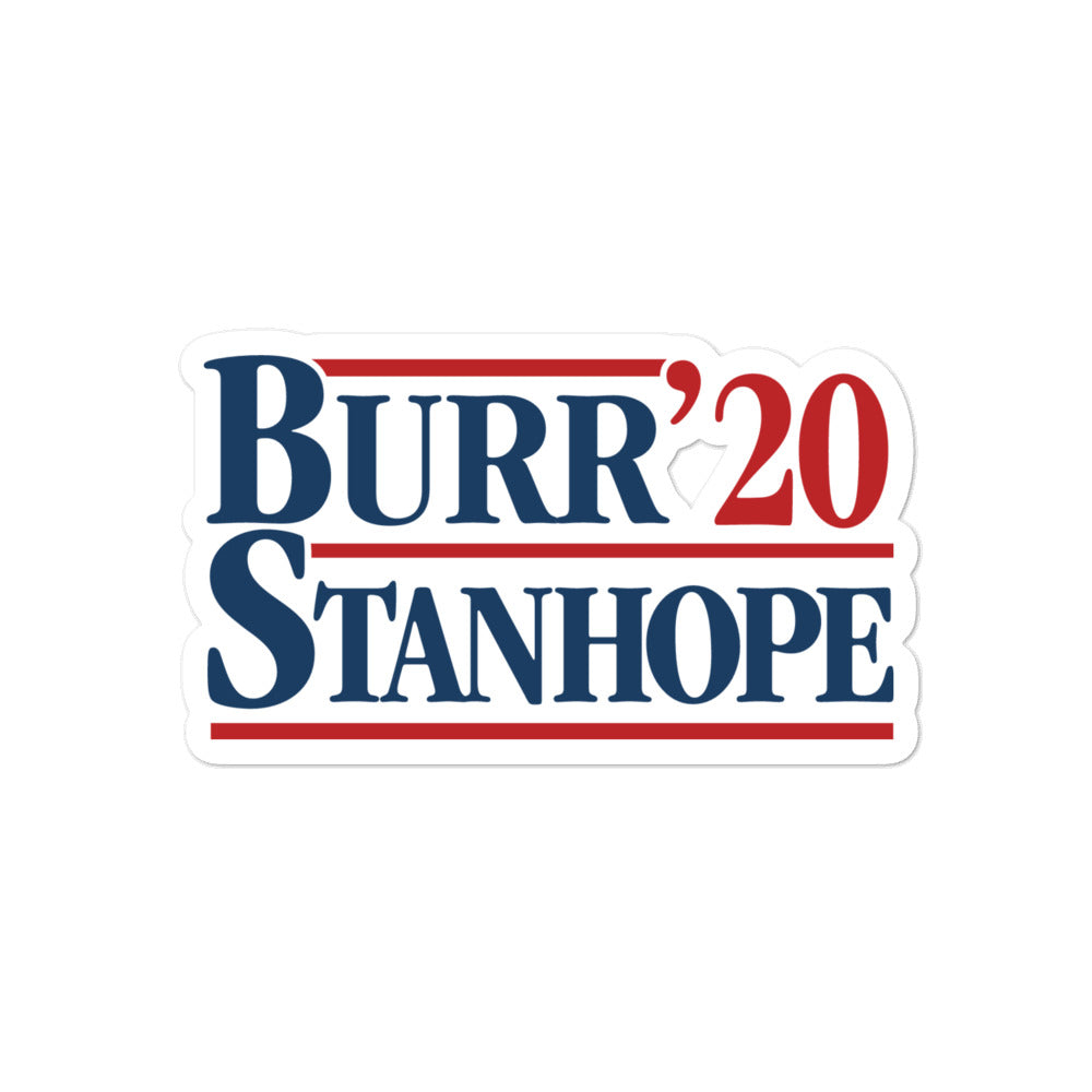 Burr Stanhope 2020 Sticker