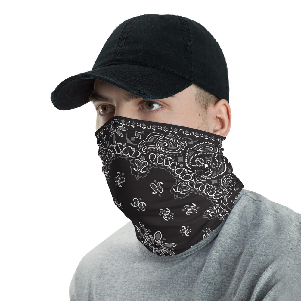 Black Bandana Neck Gaiter