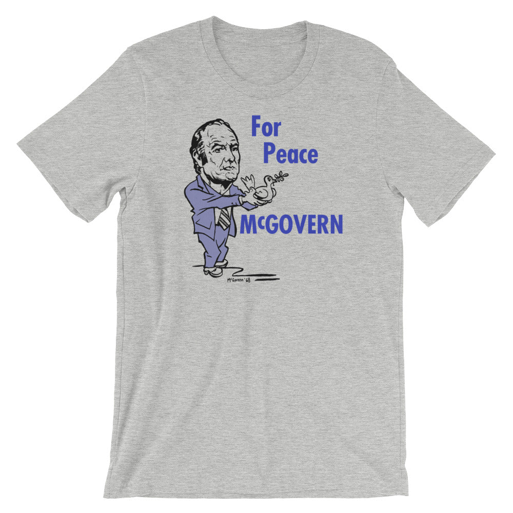 George McGovern 1972 Peace Retro Campaign T-Shirt