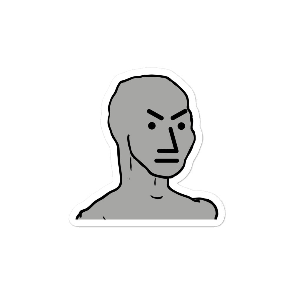 Angry NPC Sticker