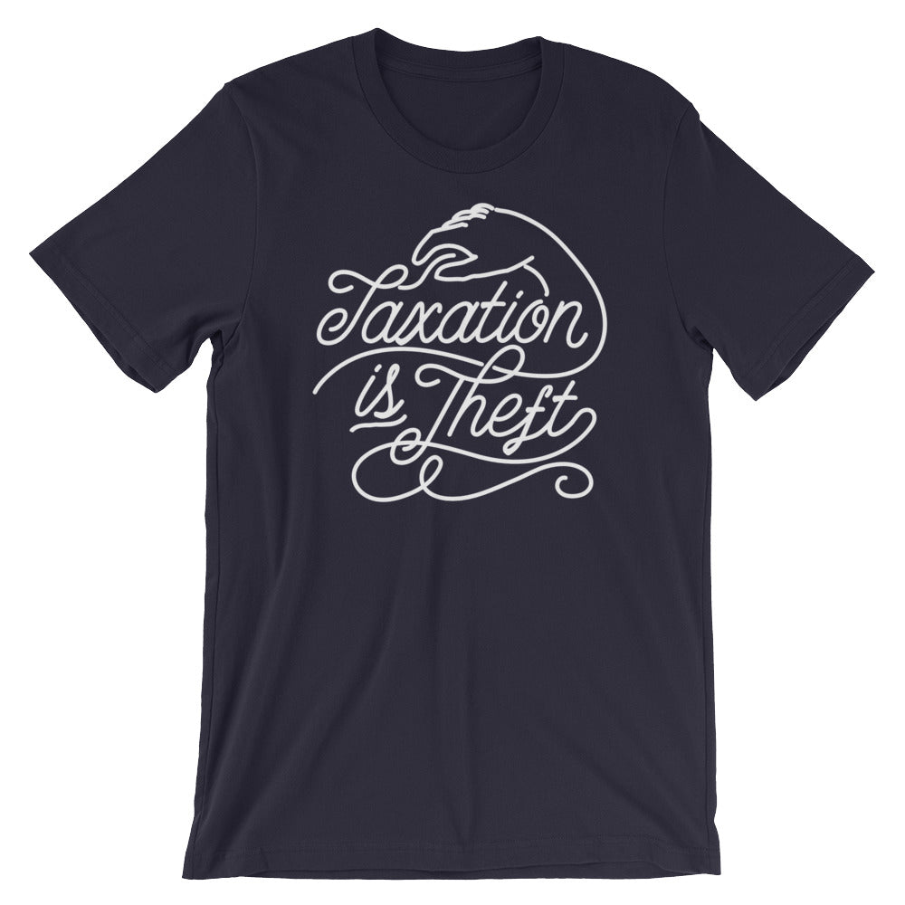Taxation Is Theft Script T-Shirt