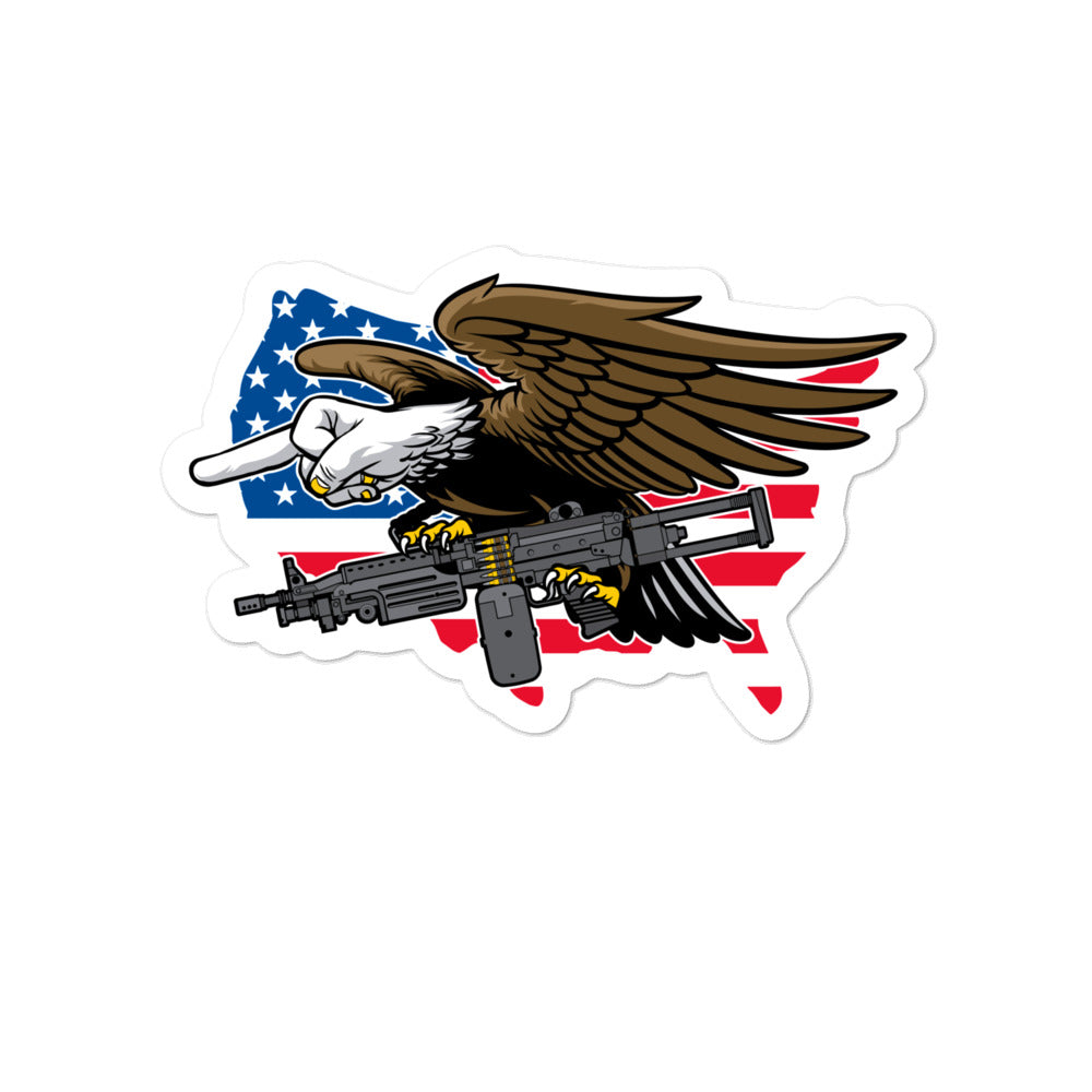 Merican Eagle Sticker
