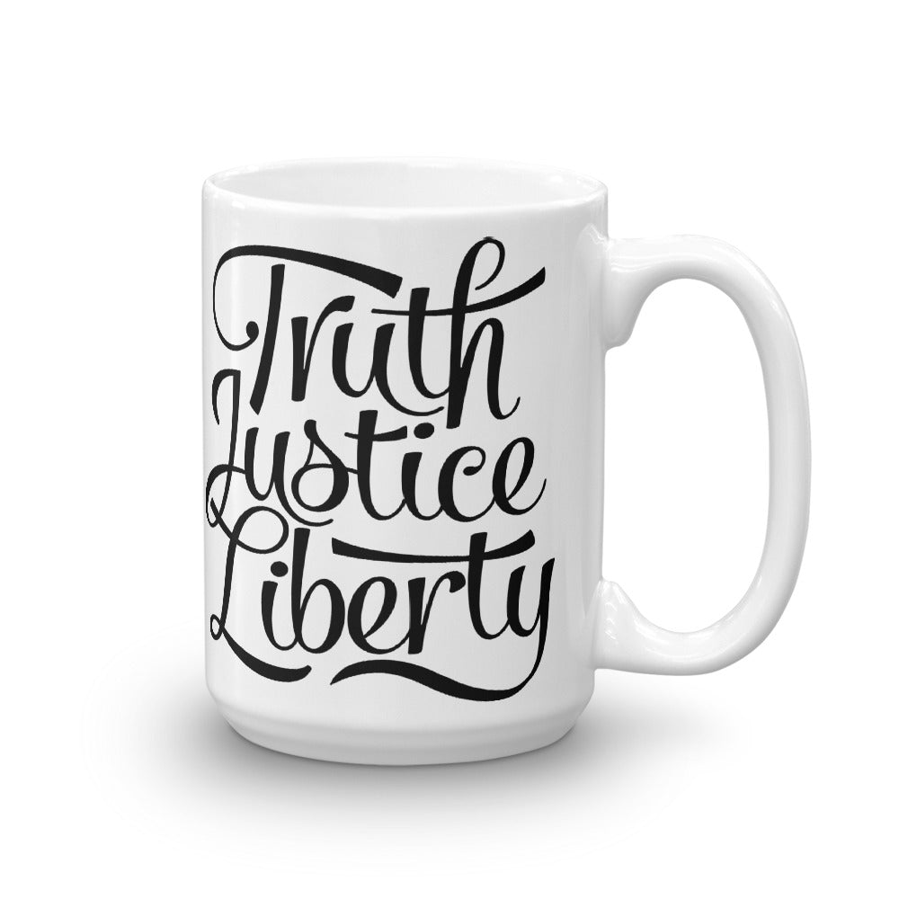 Truth Justice Liberty Mug