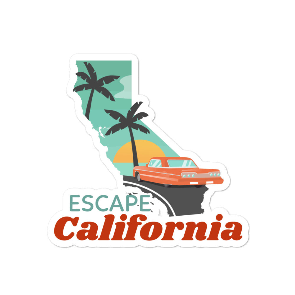 Escape California Sticker