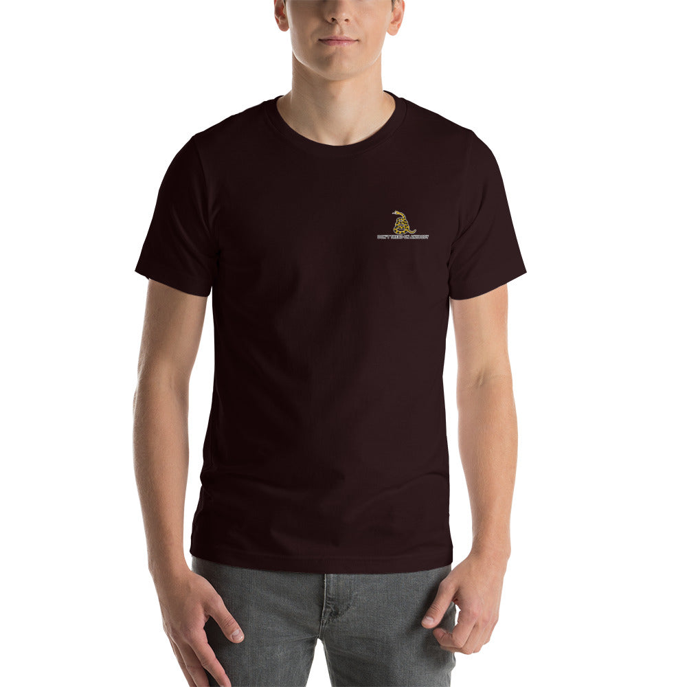 Don't Tread On Anybody Embroidered Gadsden T-Shirt