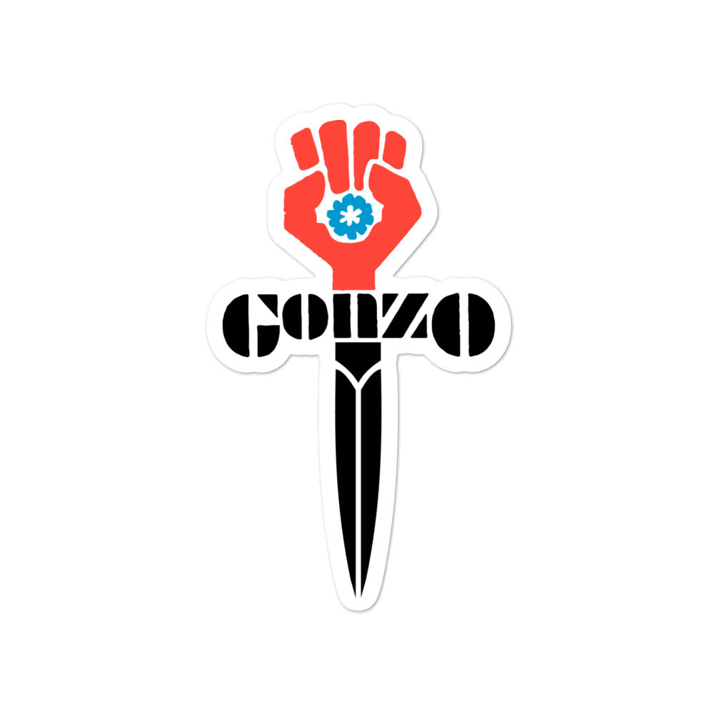 Gonzo Fist Stickers