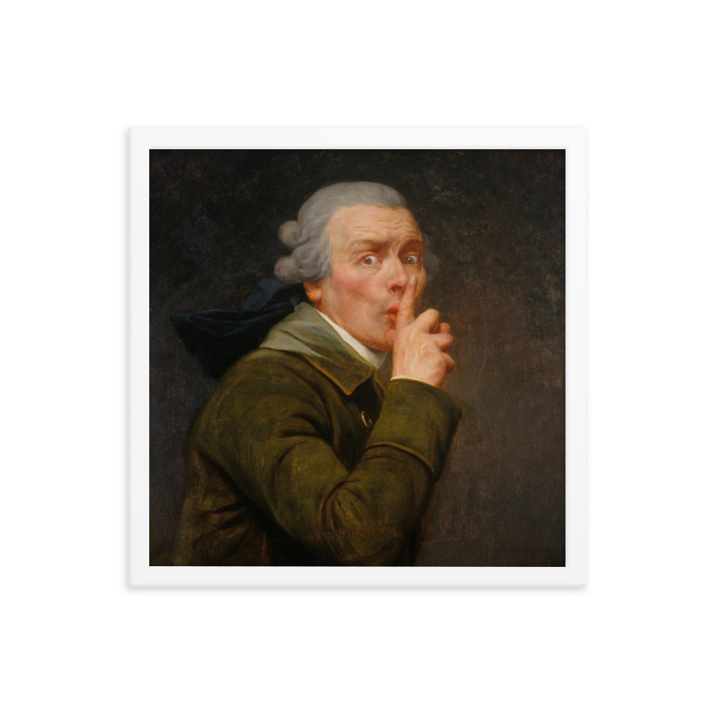 Joseph Ducreux Le Discret Framed Art Print