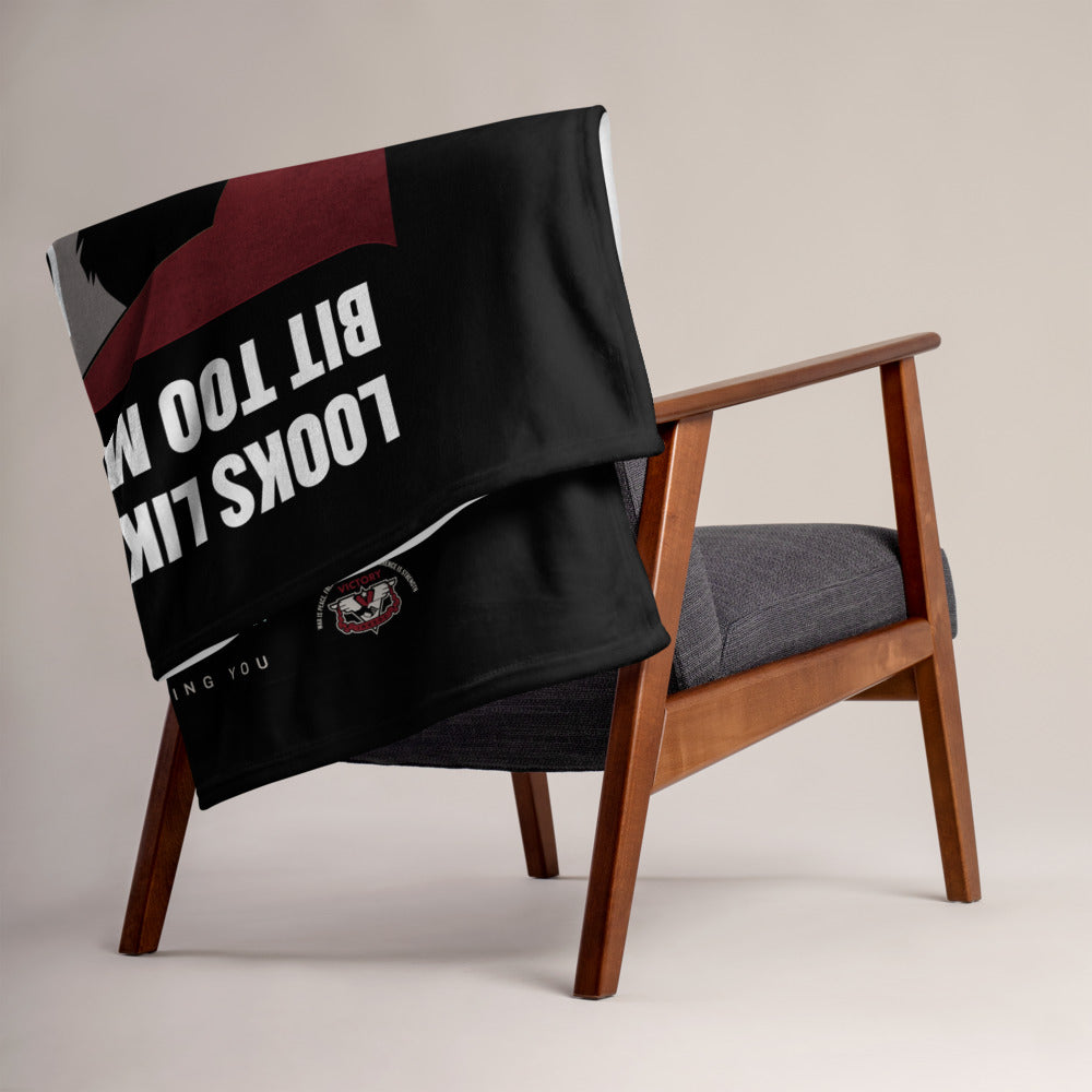 You Look Like You've Had Too Much To Think Thought Police Throw Blanket