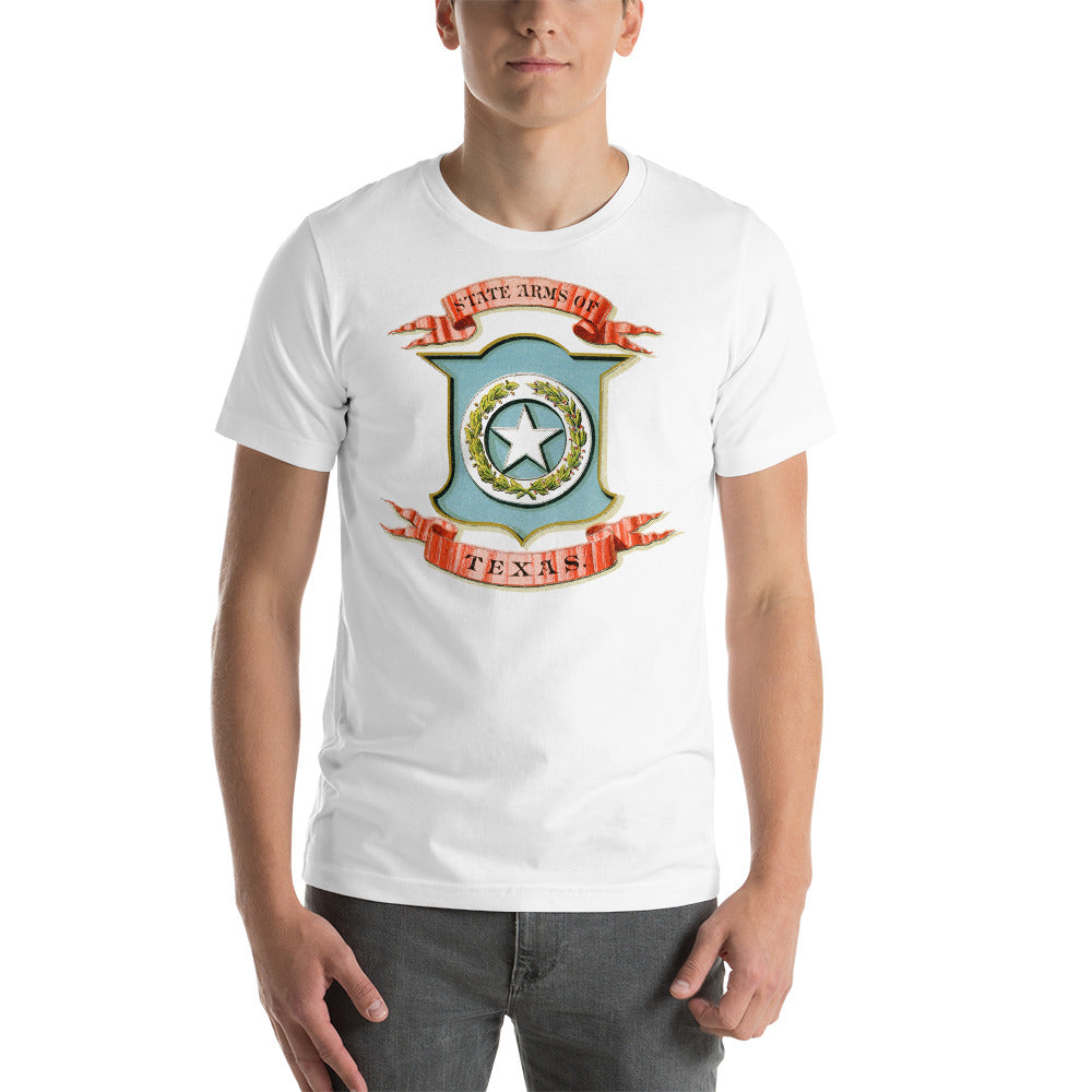 Texas State 1876 Coat of Arms Unisex T-Shirt