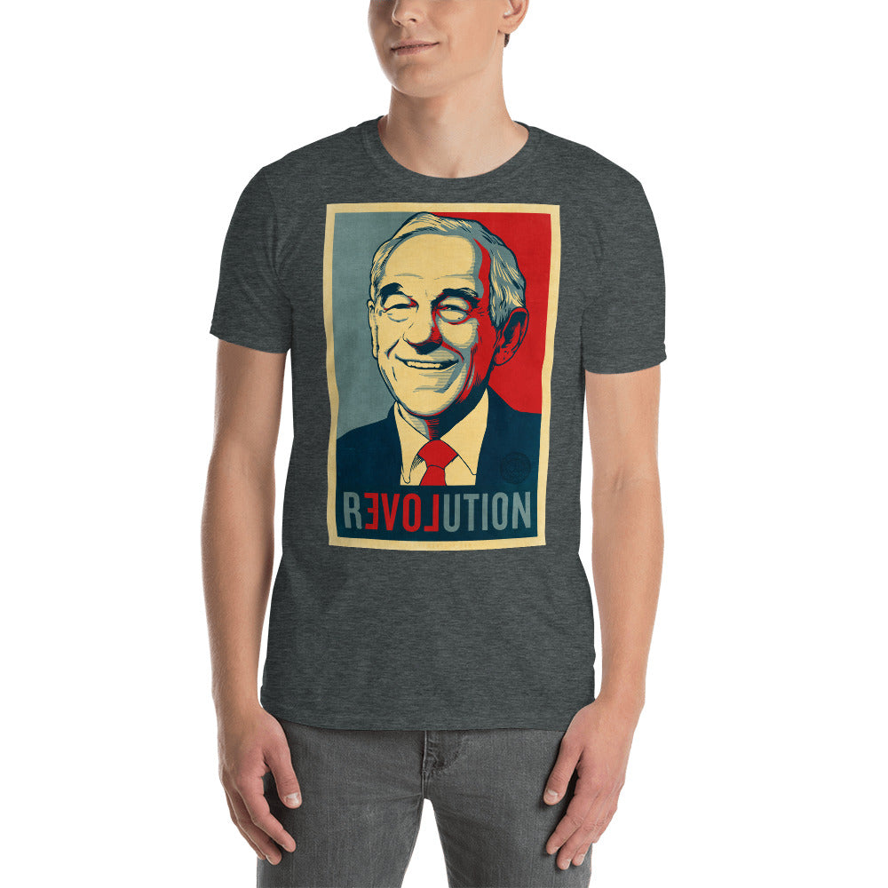 Ron Paul Revolution Graphic Short-Sleeve Unisex T-Shirt
