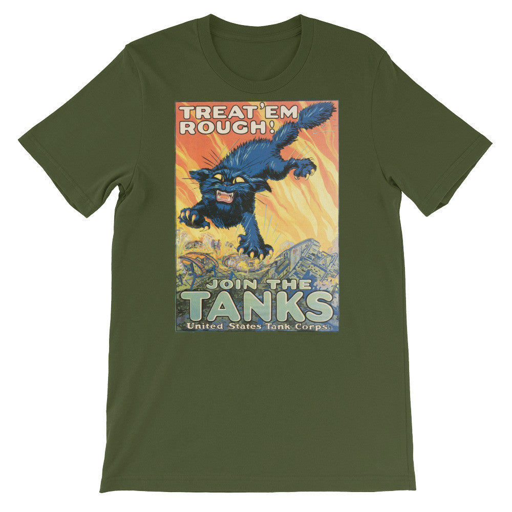 WW1 Wildcat Tanker Unisex Short Sleeve Graphic T-Shirt