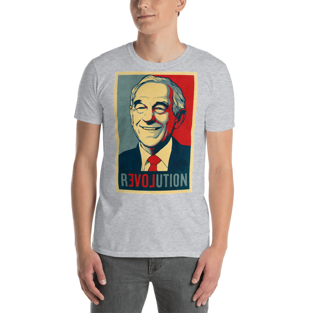 Ron Paul Revolution Graphic Short-Sleeve Unisex T-Shirt