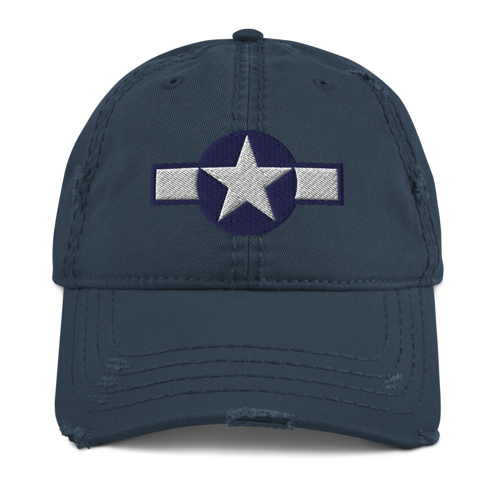 WW2 Air Force Roundel Distressed Dad Hat