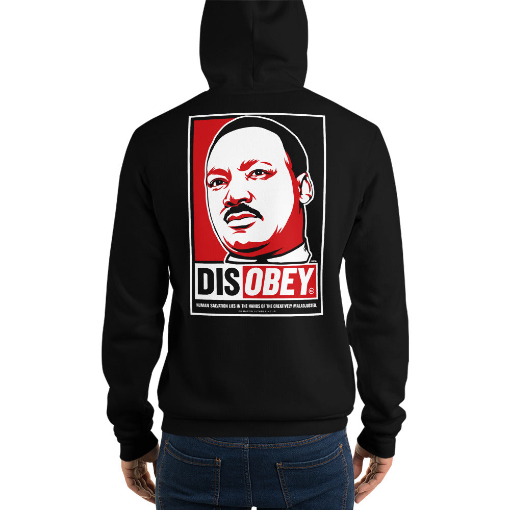 Martin Luther King Jr Disobey Sponge Fleece Unisex hoodie