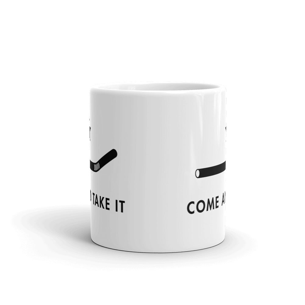 Plastic Straw Ban Come and Take it Parody Mug