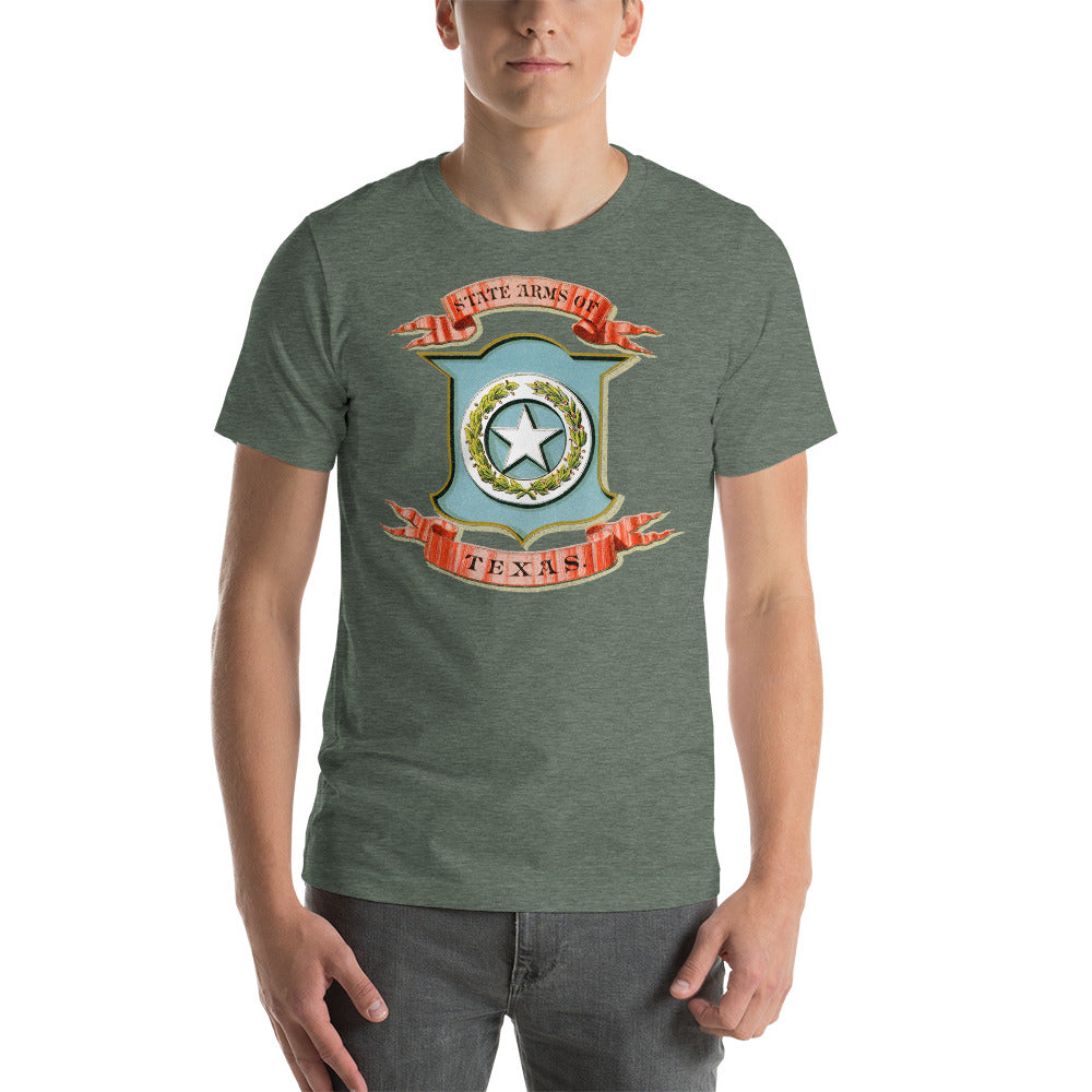 Texas State 1876 Coat of Arms Unisex T-Shirt