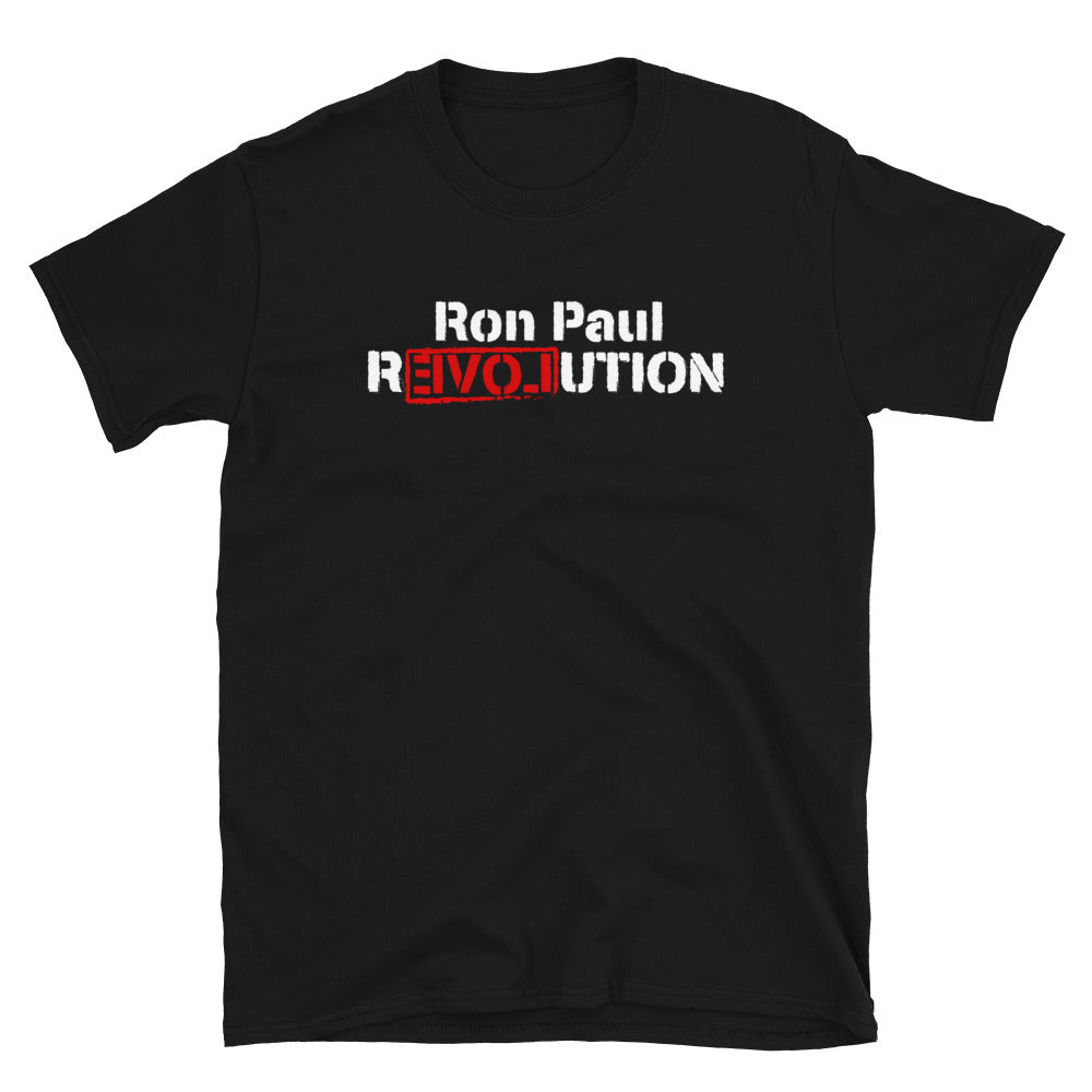 Ron Paul Revolution Commemorative Presidential Campaign Short-Sleeve Unisex T-Shirt