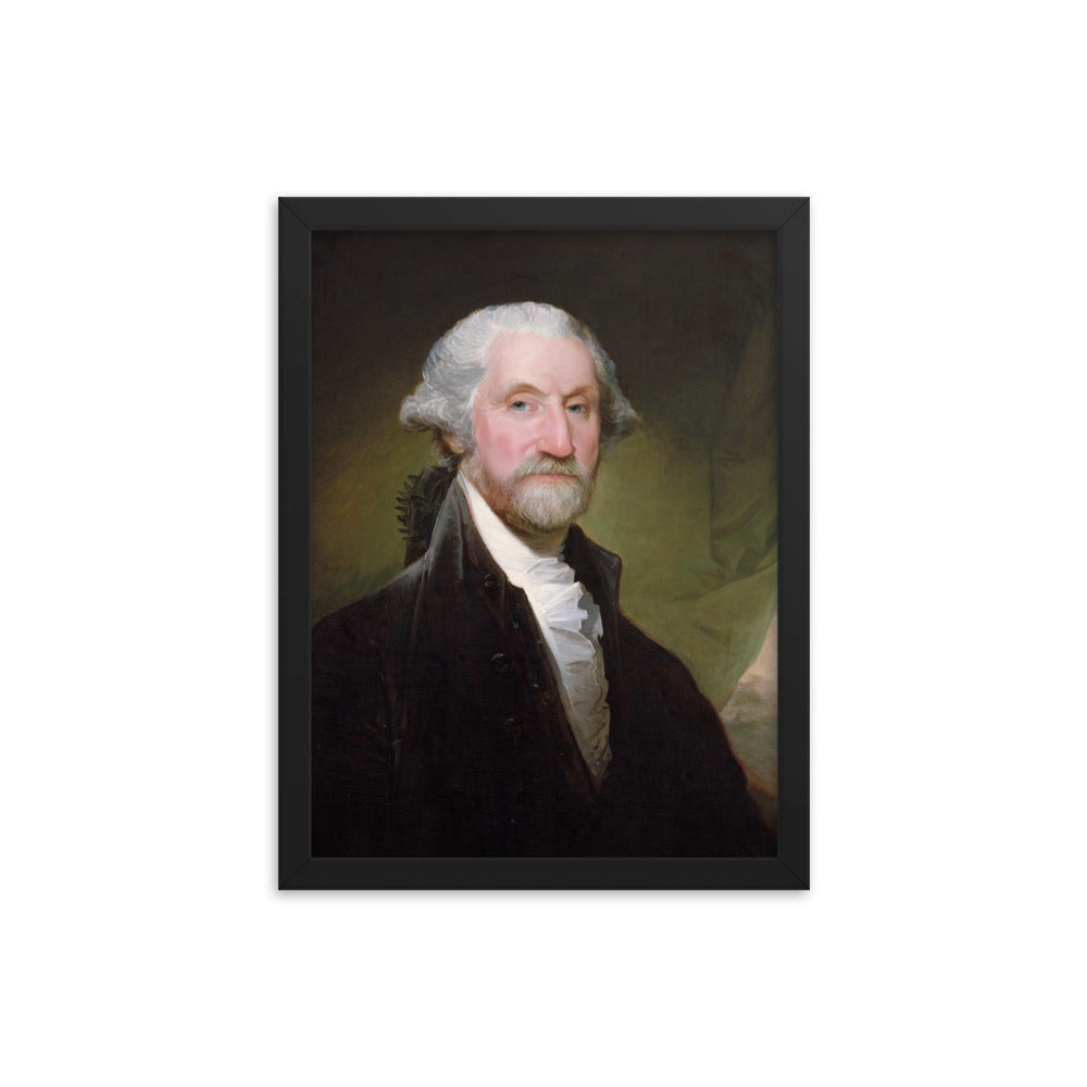 Bearded Badass George Washington Framed Print